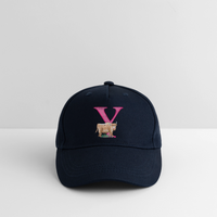 Kinder Snapback Cap personalisiert –  mit Anfangsbuchstaben "Y" - Navy