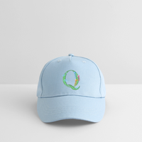 Kinder Snapback Cap personalisiert –  mit Anfangsbuchstaben "Q" - Hellblau