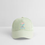Kinder Snapback Cap personalisiert –  mit Anfangsbuchstaben "Z" - Helles Mintgrün