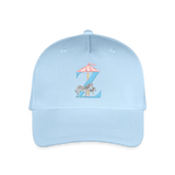 Kinder Snapback Cap personalisiert –  mit Anfangsbuchstaben "Z" - Hellblau