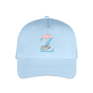 Kinder Snapback Cap personalisiert –  mit Anfangsbuchstaben "Z" - Hellblau