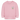 Baby Sweatshirt personalisiert – Bio-Baumwolle Buchstabe "U" - Hellrosa