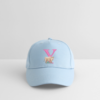 Kinder Snapback Cap personalisiert –  mit Anfangsbuchstaben "Y" - Hellblau
