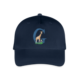 Kinder Snapback Cap personalisiert –  mit Anfangsbuchstaben "G" - Navy