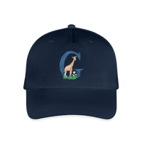 Kinder Snapback Cap personalisiert –  mit Anfangsbuchstaben "G" - Navy