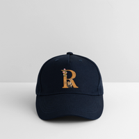 Kinder Snapback Cap personalisiert –  mit Anfangsbuchstaben "R" Rosie - Navy