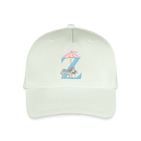 Kinder Snapback Cap personalisiert –  mit Anfangsbuchstaben "Z" - Helles Mintgrün