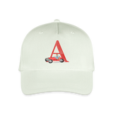 Kinder Snapback Cap personalisiert –  mit Anfangsbuchstaben "A" - Helles Mintgrün