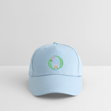 Kinder Snapback Cap personalisiert –  mit Anfangsbuchstaben "O" - Hellblau