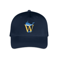 Kinder Snapback Cap personalisiert –  mit Anfangsbuchstaben "W" - Navy