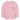 Baby Sweatshirt personalisiert – Bio-Baumwolle Buchstabe "H" Hirsch - Hellrosa