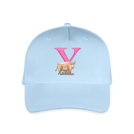 Kinder Snapback Cap personalisiert –  mit Anfangsbuchstaben "Y" - Hellblau
