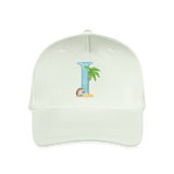 Kinder Snapback Cap personalisiert –  mit Anfangsbuchstaben "I" - Helles Mintgrün
