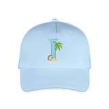 Kinder Snapback Cap personalisiert –  mit Anfangsbuchstaben "I" - Hellblau