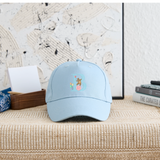 Kinder Snapback Cap personalisiert –  mit Anfangsbuchstaben "B" - Hellblau