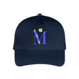 Kinder Snapback Cap personalisiert –  mit Anfangsbuchstaben "M" - Navy