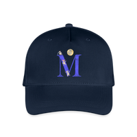 Kinder Snapback Cap personalisiert –  mit Anfangsbuchstaben "M" - Navy