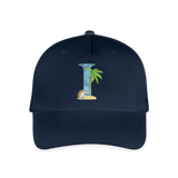 Kinder Snapback Cap personalisiert –  mit Anfangsbuchstaben "I" - Navy