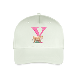 Kinder Snapback Cap personalisiert –  mit Anfangsbuchstaben "Y" - Helles Mintgrün