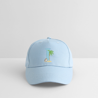 Kinder Snapback Cap personalisiert –  mit Anfangsbuchstaben "I" - Hellblau
