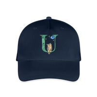 Kinder Snapback Cap personalisiert –  mit Anfangsbuchstaben "U" - Navy