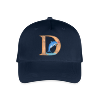 Kinder Snapback Cap personalisiert –  mit Anfangsbuchstaben "D" - Navy