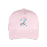 Kinder Snapback Cap personalisiert –  mit Anfangsbuchstaben "Z" - Hellrosa