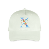 Kinder Snapback Cap personalisiert –  mit Anfangsbuchstaben "X" - Helles Mintgrün
