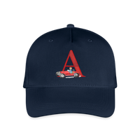 Kinder Snapback Cap personalisiert –  mit Anfangsbuchstaben "A" - Navy