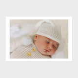 Geburtskarte Klappkarte mit Name für Mädchen und Jungen